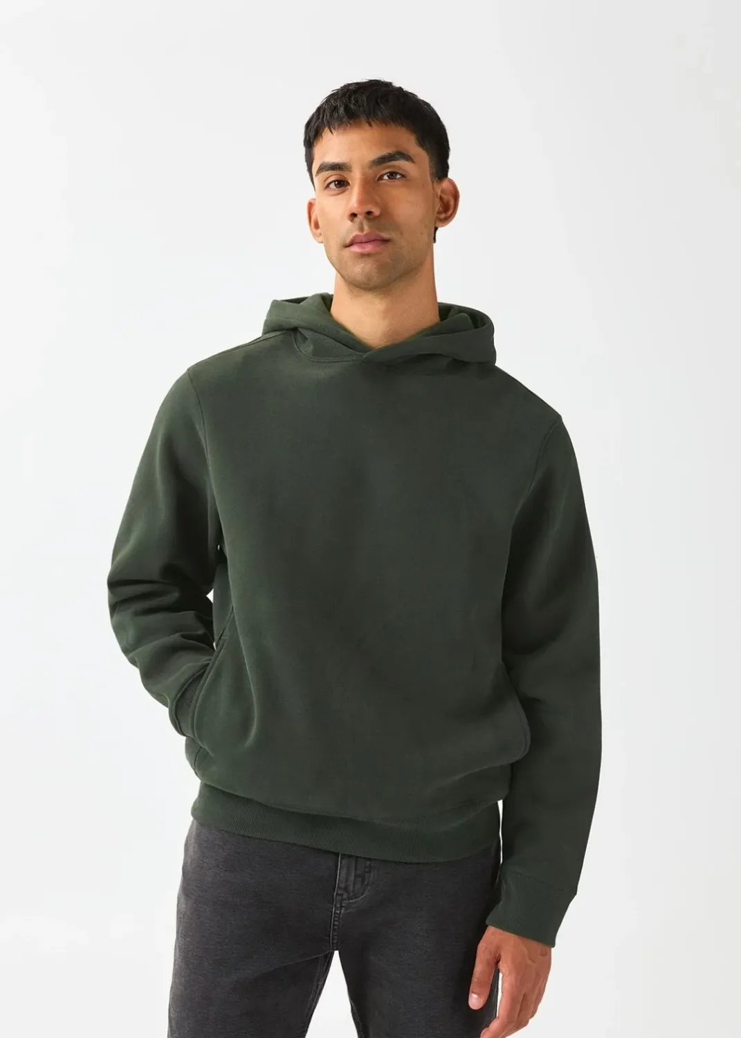 DUER DuraSoft Fleece Motion Hoodie Evergreen