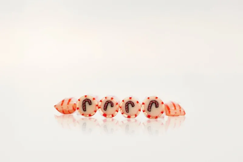 CandyLabs Candy Cane Raspberry Candy Tube