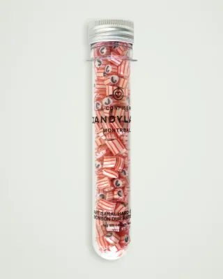 CandyLabs Candy Cane Raspberry Candy Tube