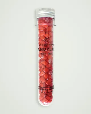 CandyLabs Santa Face Watermelon Candy Tube