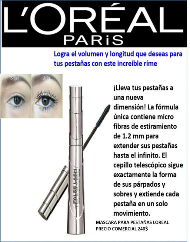 Mascara de Pestañas Loreal, Covergirl, Almay, NYX