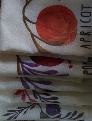 Fruitful Elegance Canvas Napkins