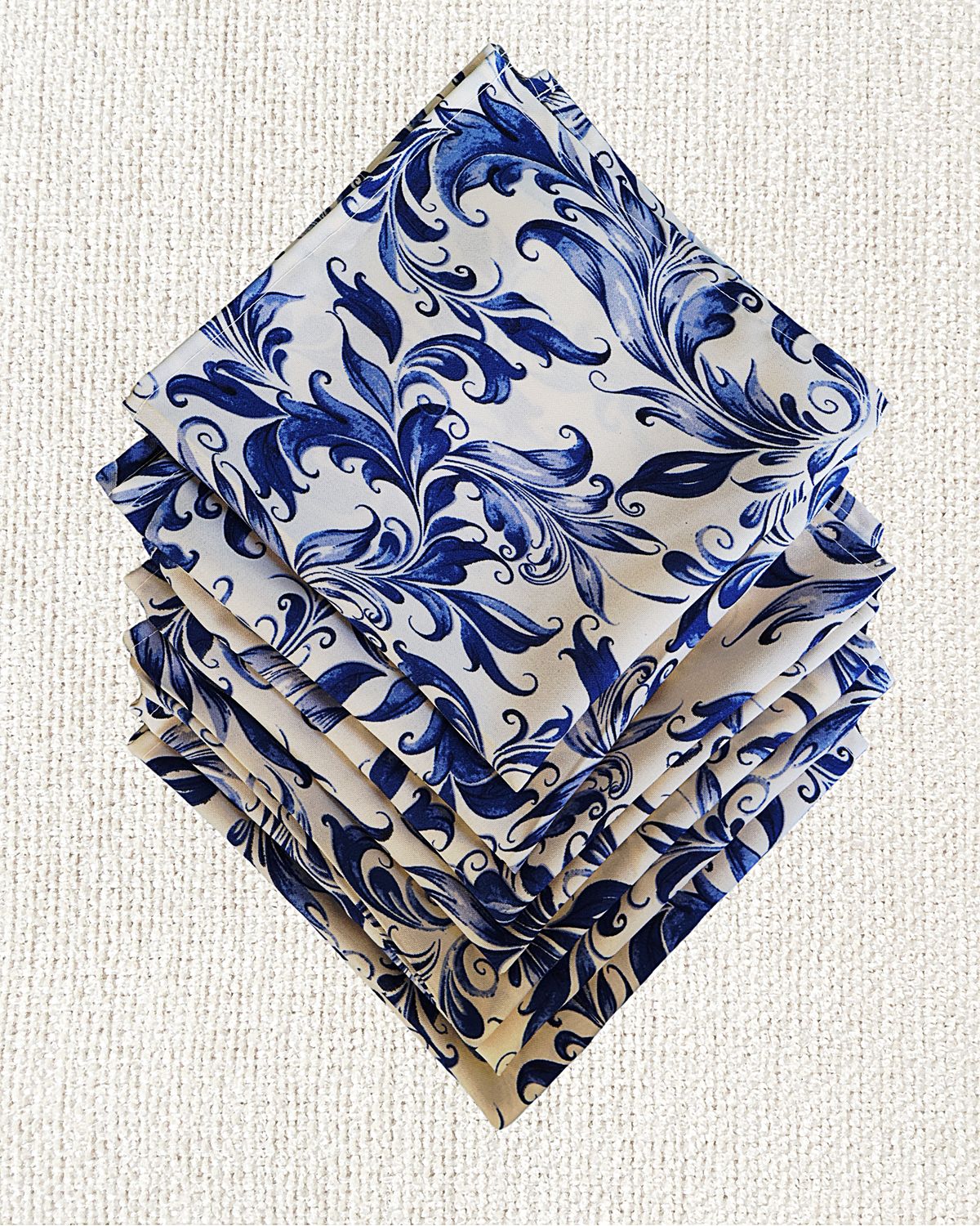 Damask Fabric Table Napkins