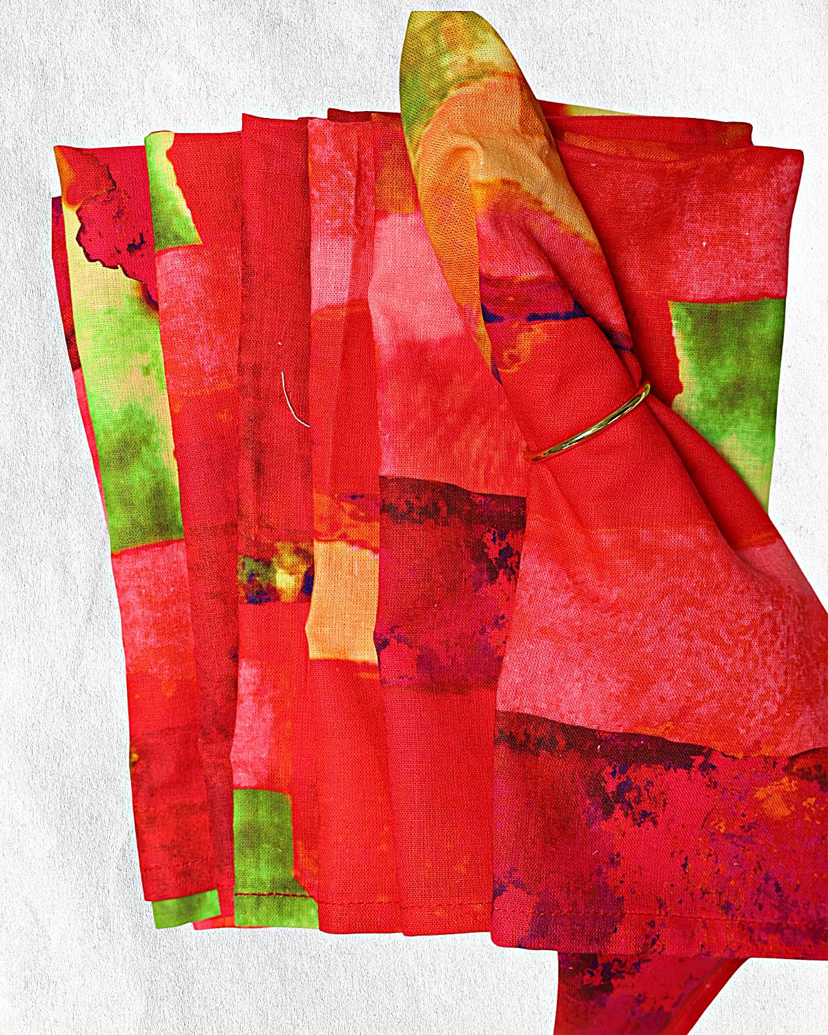 BrightFusion Abstract Print Napkins