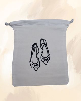 Canvas Drawstring Lady&#39;s Shoes Utility Bag