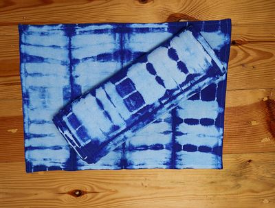 Indigo Hand-dyed Canvass Placemat