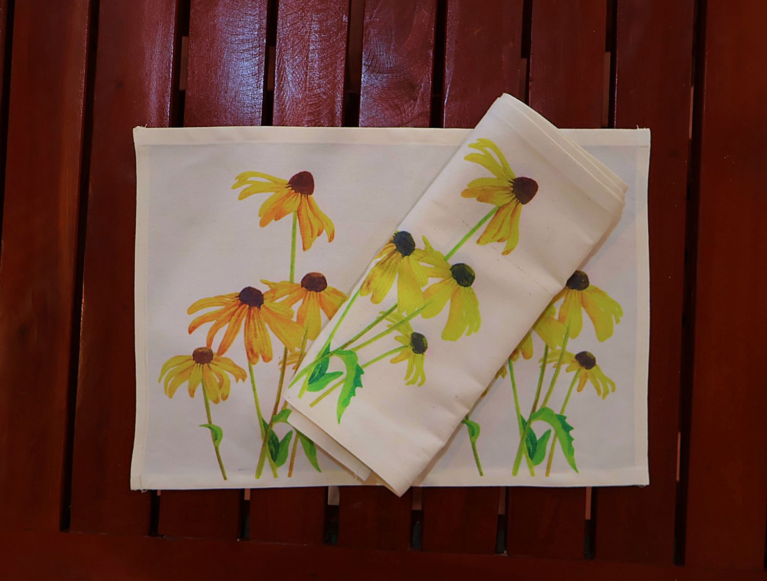 Wild Daisies Canvas Placemat