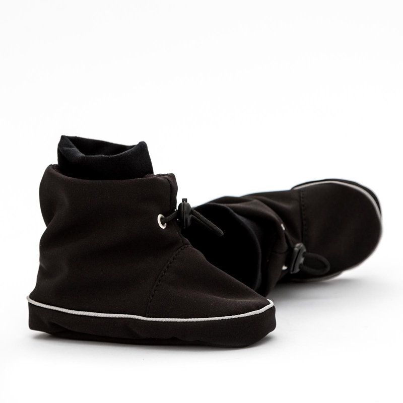 Booties Black Leopard