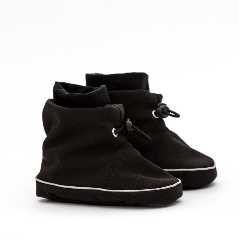 Booties Black Leopard