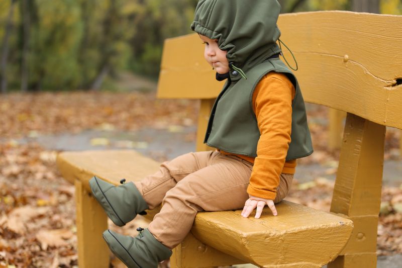 Booties Forest Green
