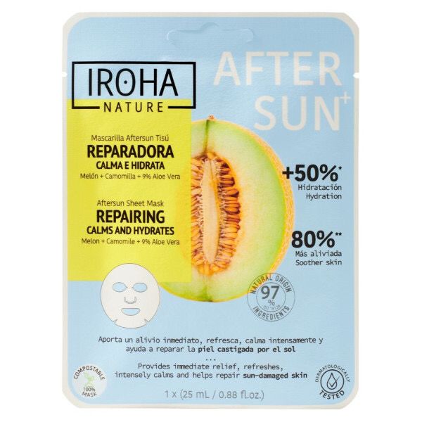 Iroha Nature Vliesmaske After Sun Repairing Calms & Hydrates