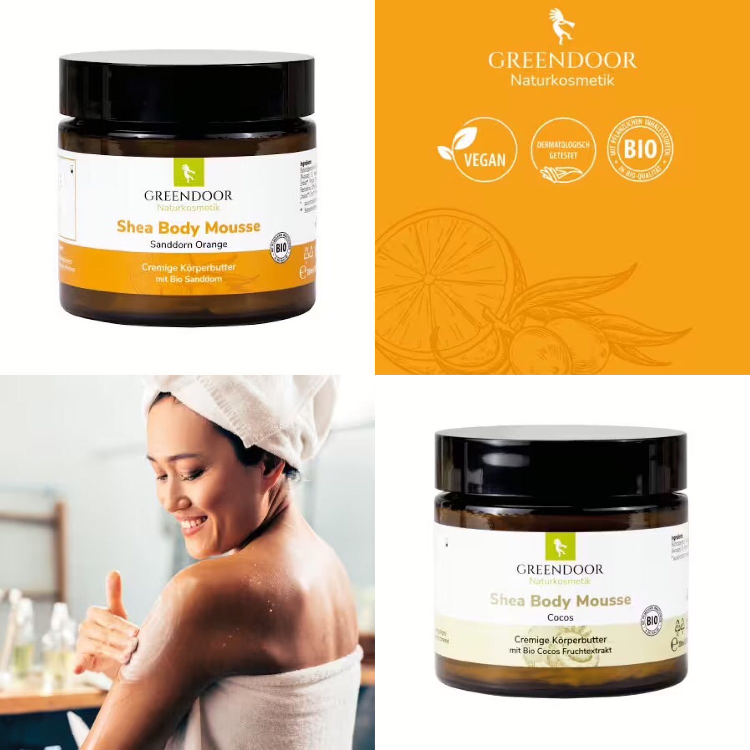 Greendoor Naturkosmetik Shea Body Mousse