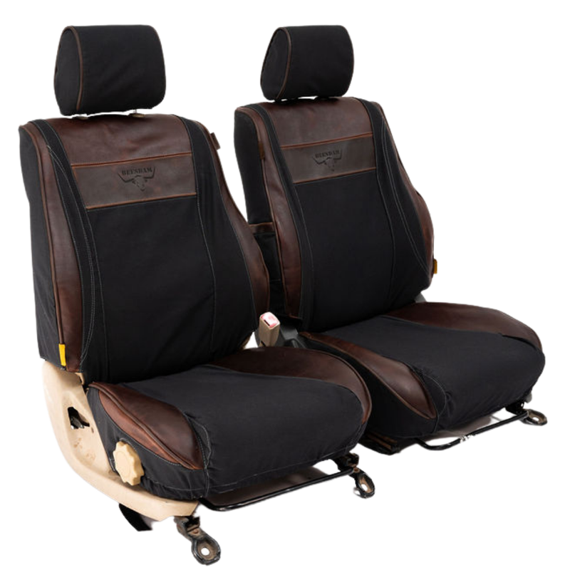 Legacy Plus with Charcoal Canvas and Textured Brown Leather