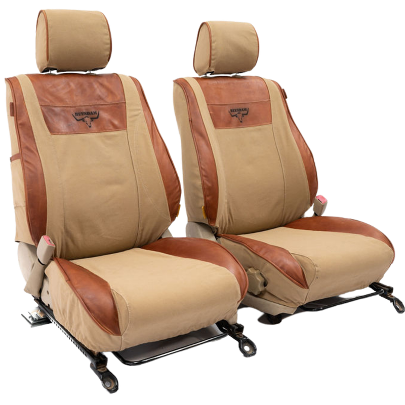 Legacy Plus with Sand Canvas and Red Leather