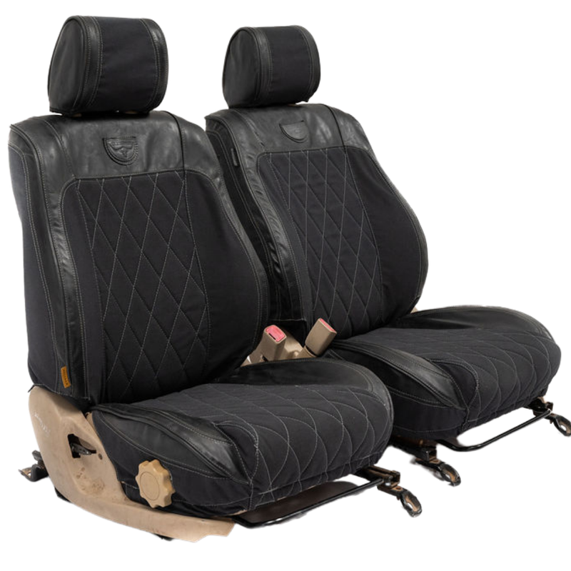 Legacy Premium with Charcoal Canvas and Black Leather