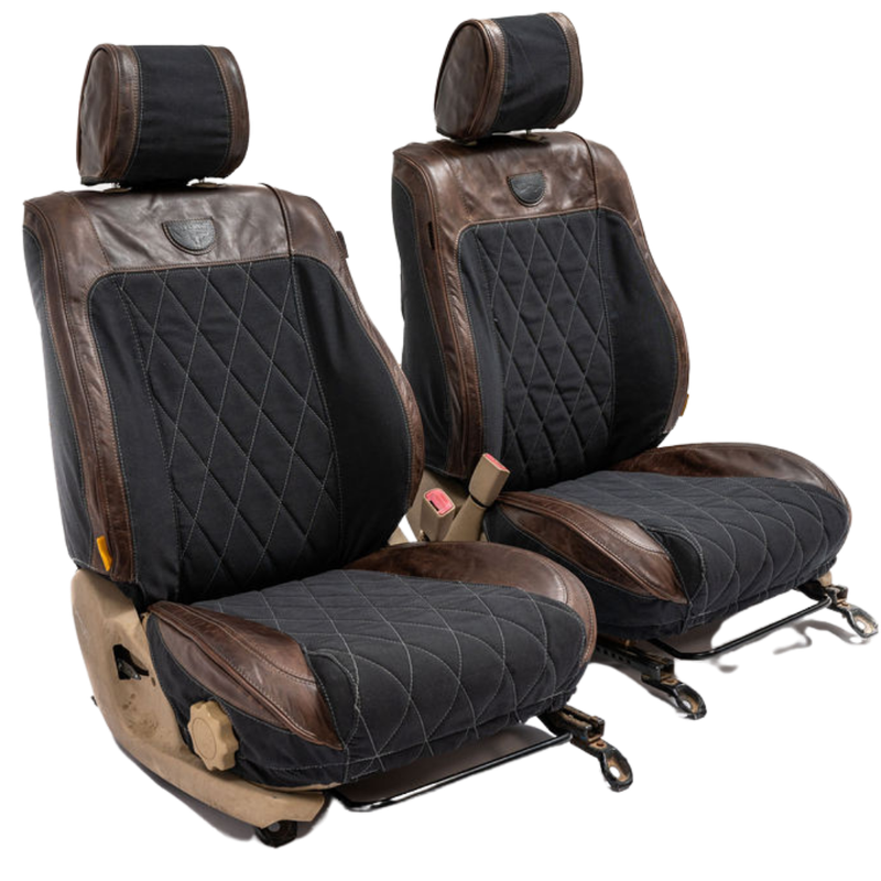 Legacy Premium with Charcoal Canvas and Brown Leather