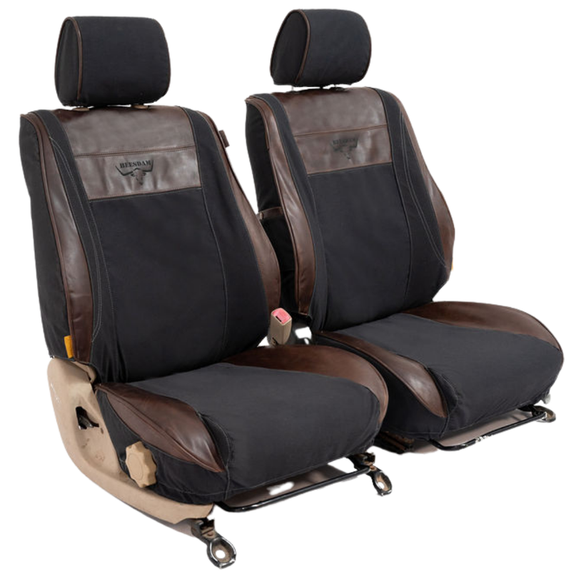 Legacy Plus with Charcoal Canvas and Brown Leather