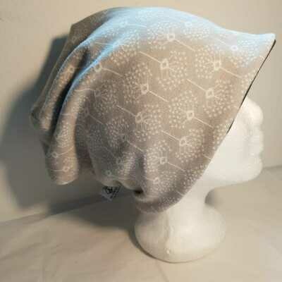 BEANIE I  Mütze aus leichtem Strickstoff, Grey