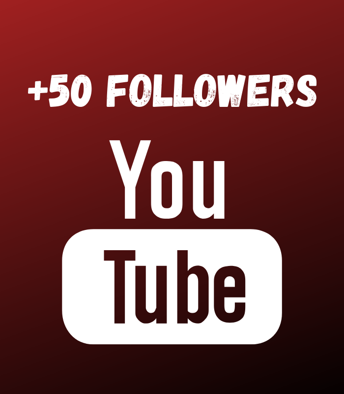 50+ Youtube Followers - Real &amp; active