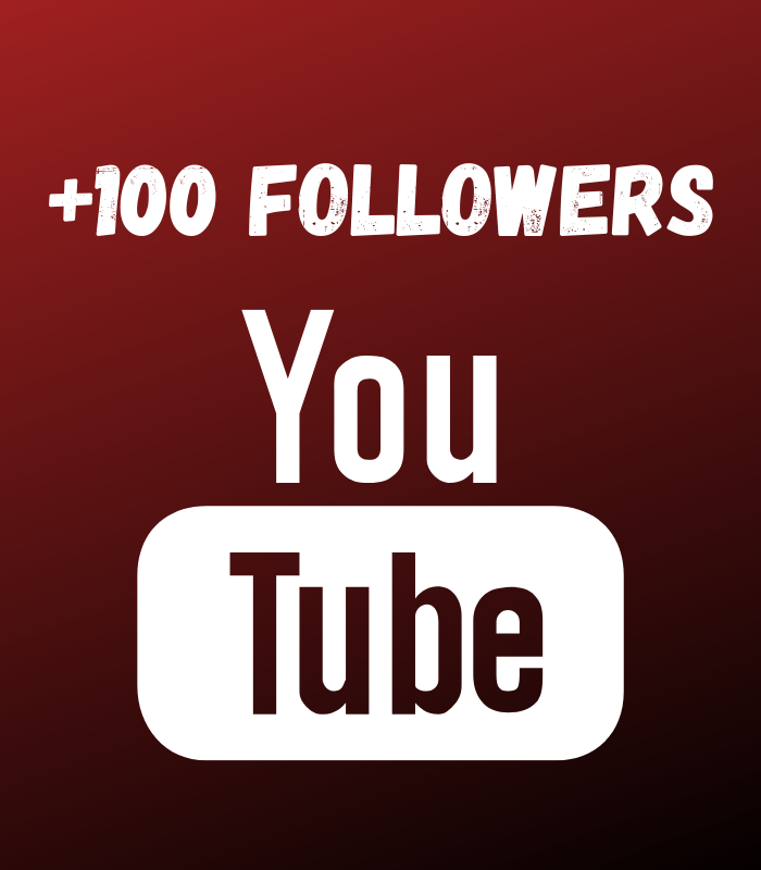 100+ Youtube Followers - Real &amp; Active