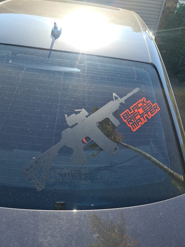 Car Vinyl Sticker 590mmx250mm 10 year UV rated **free shipping australia wide**