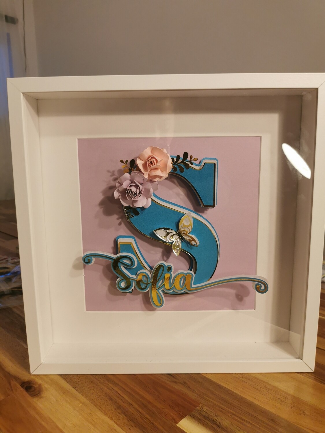 Personalised Framed Name Initial