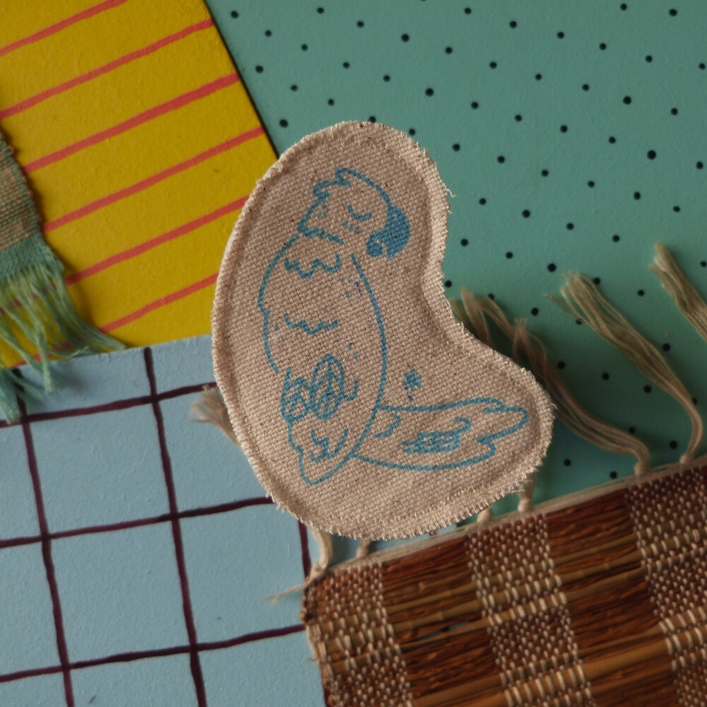 Broche artisanale - ani'cute Perroquet / Parrot