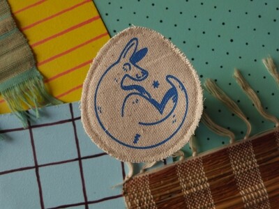 Broche artisanale - ani'cute Kangourou / Kangaroo