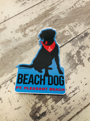 Sticker Beach Dog