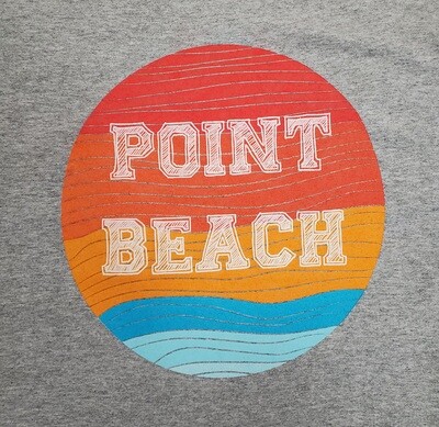 Adult Point Beach Sunset T-shirt