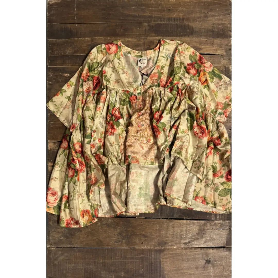 Jaded Gypsy rose garden trellis top