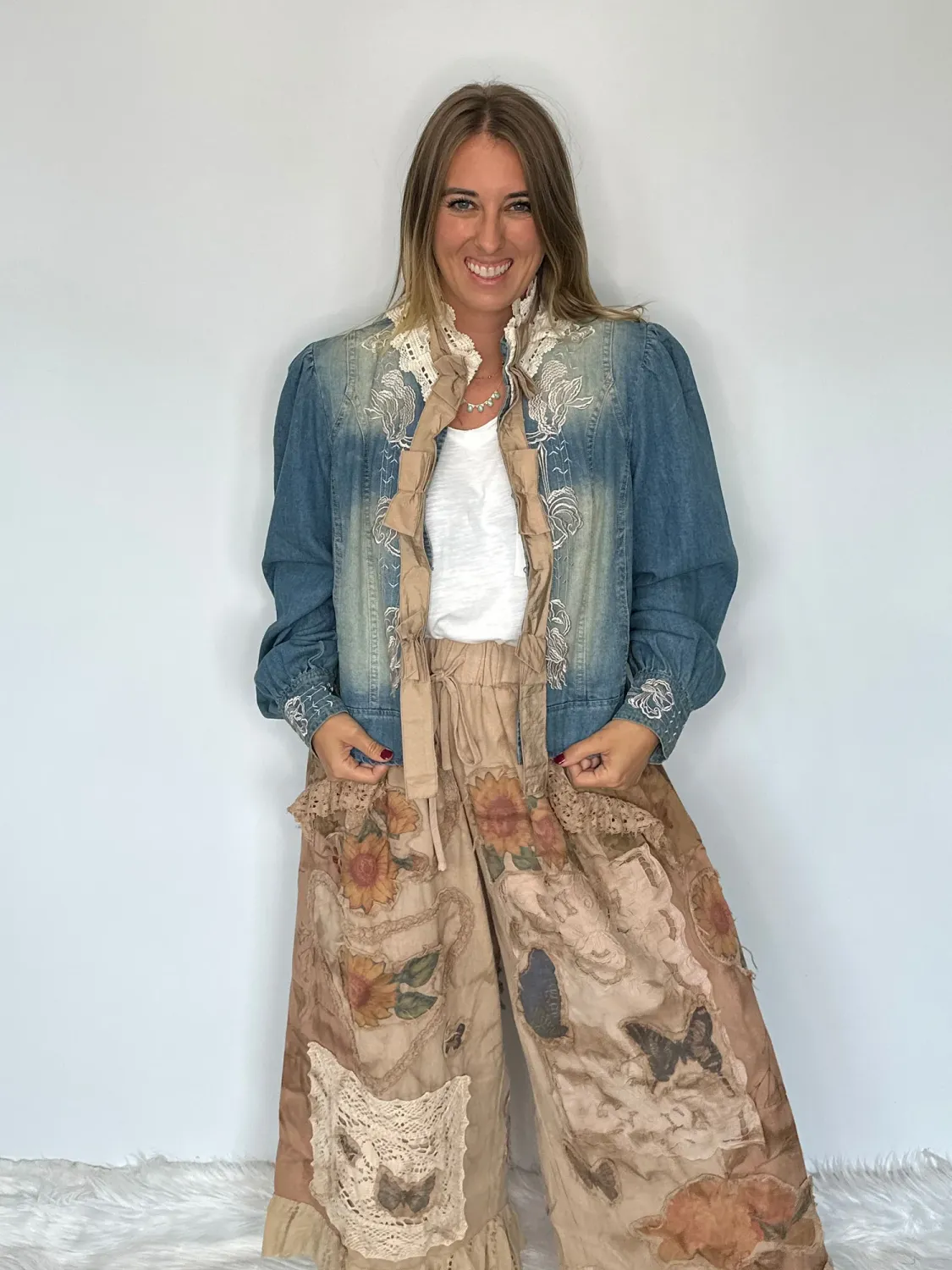 E Jaded Gypsy Antique Rose Jacket