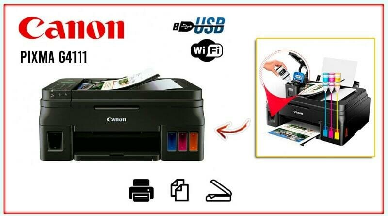 Impresora Canon G4111 Multifuncional Wif Adf Original 5 Tintas
