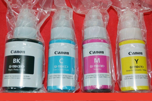 Juego tintas Canon original 190