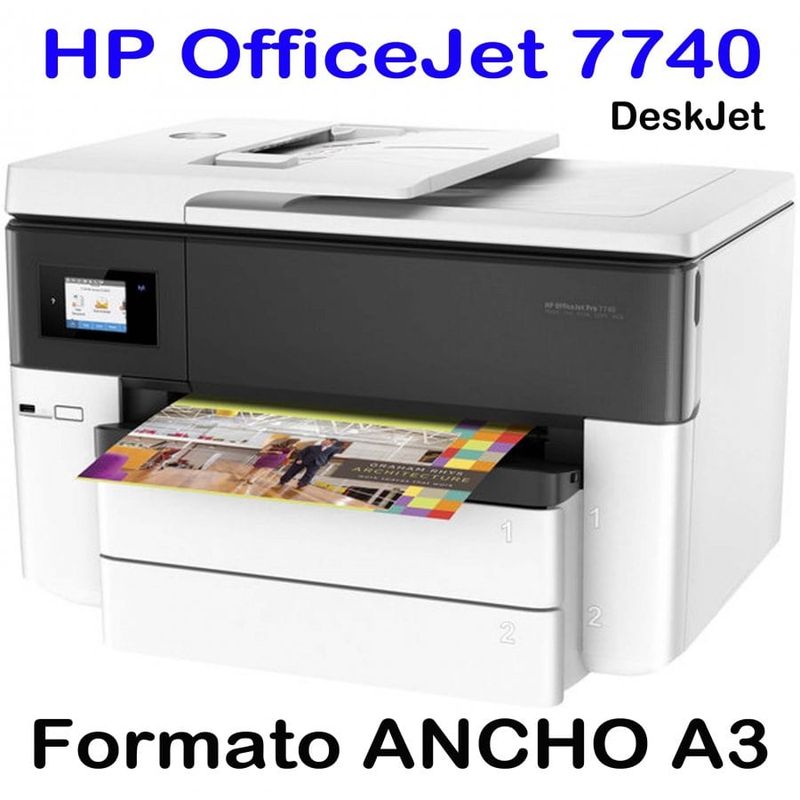 Impresora Hp 7740 Multifuncional Tabloide ADF Duplex