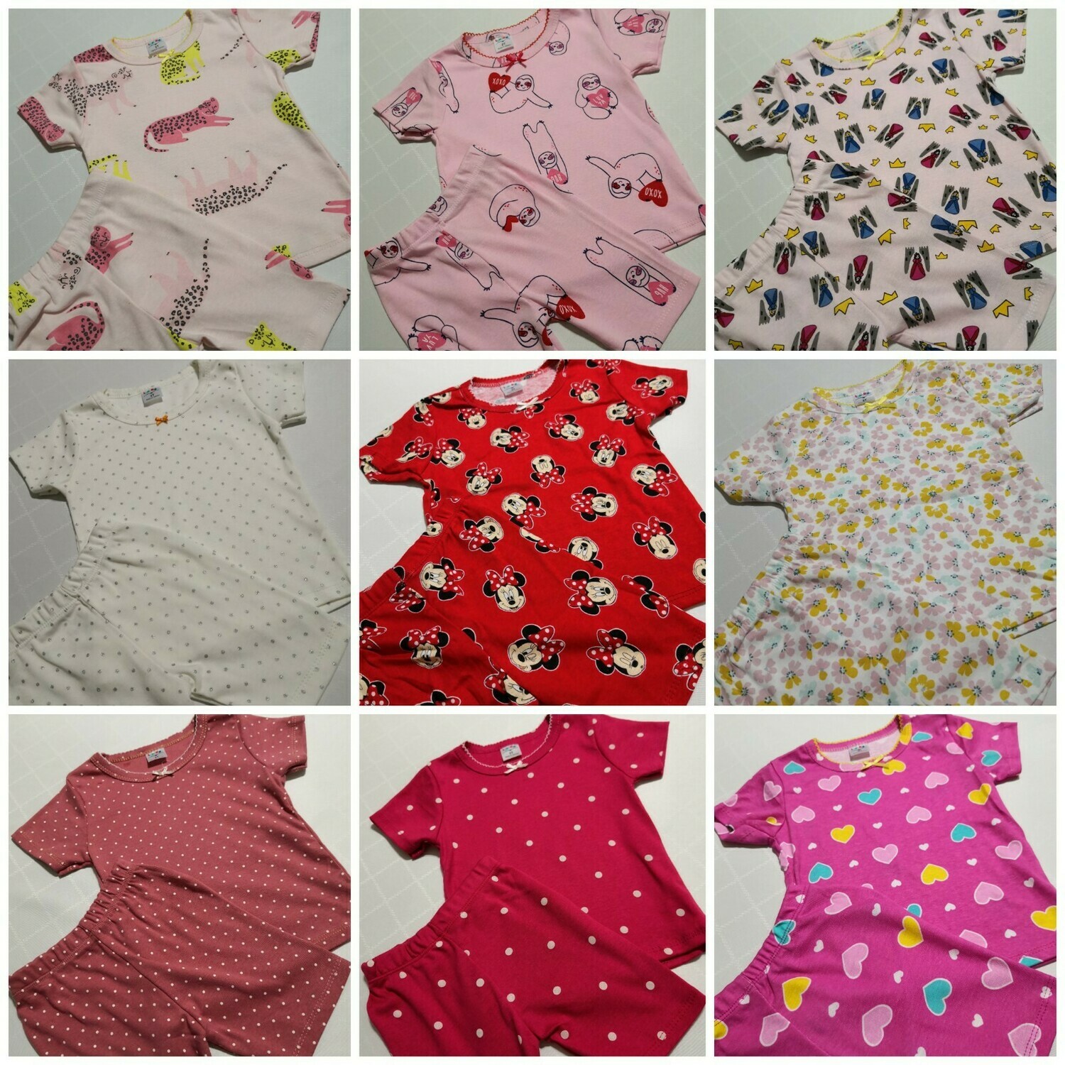 Kids T-shirt Set Girls 9M-5YO