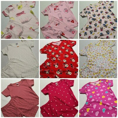 Kids T-shirt Set Girls 9M-5YO