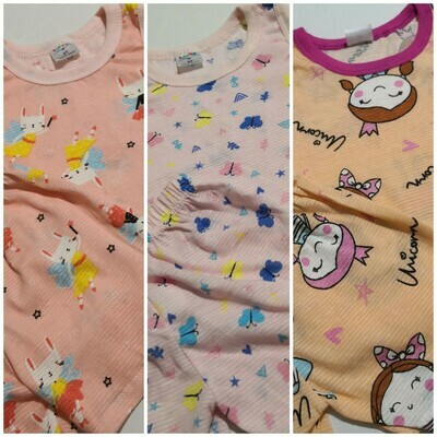 Sleeveless Set Girls 9M-5YO