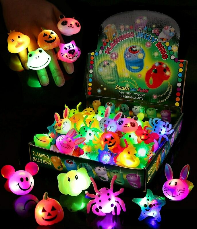 LED Flashing Jelly Ring