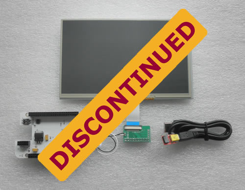 7&quot; LCD LVDS bundle with resistive touchscreen (BeagleBone)