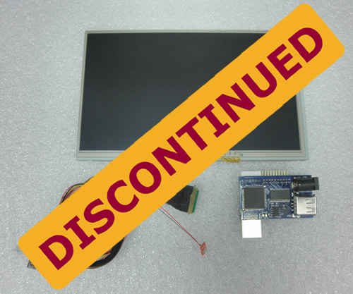 7&quot; LCD LVDS bundle with resistive touchscreen (RaspberryPi)
