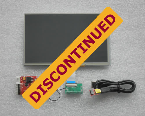 7&quot; LCD LVDS bundle with resistive touchscreen (Beagleboard/Pandaboard)