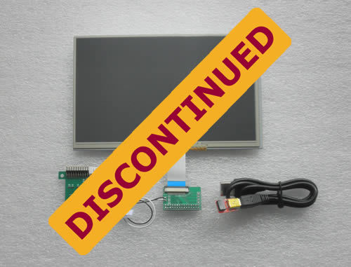 7&quot; LCD LVDS bundle with resistive touchscreen (IGEPv2)