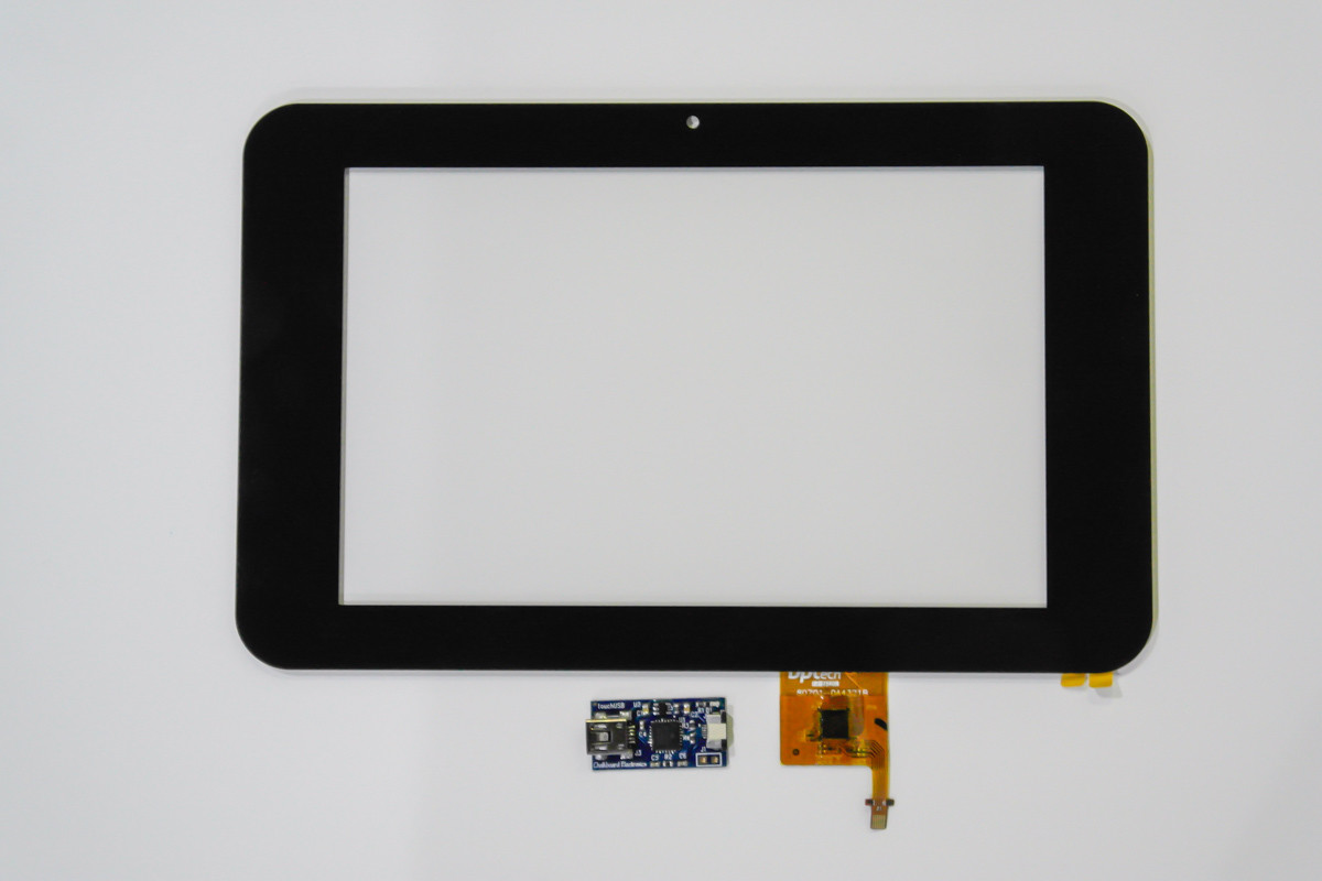 7&quot; black frame capacitive multi-touch panel (ratio 16:10)