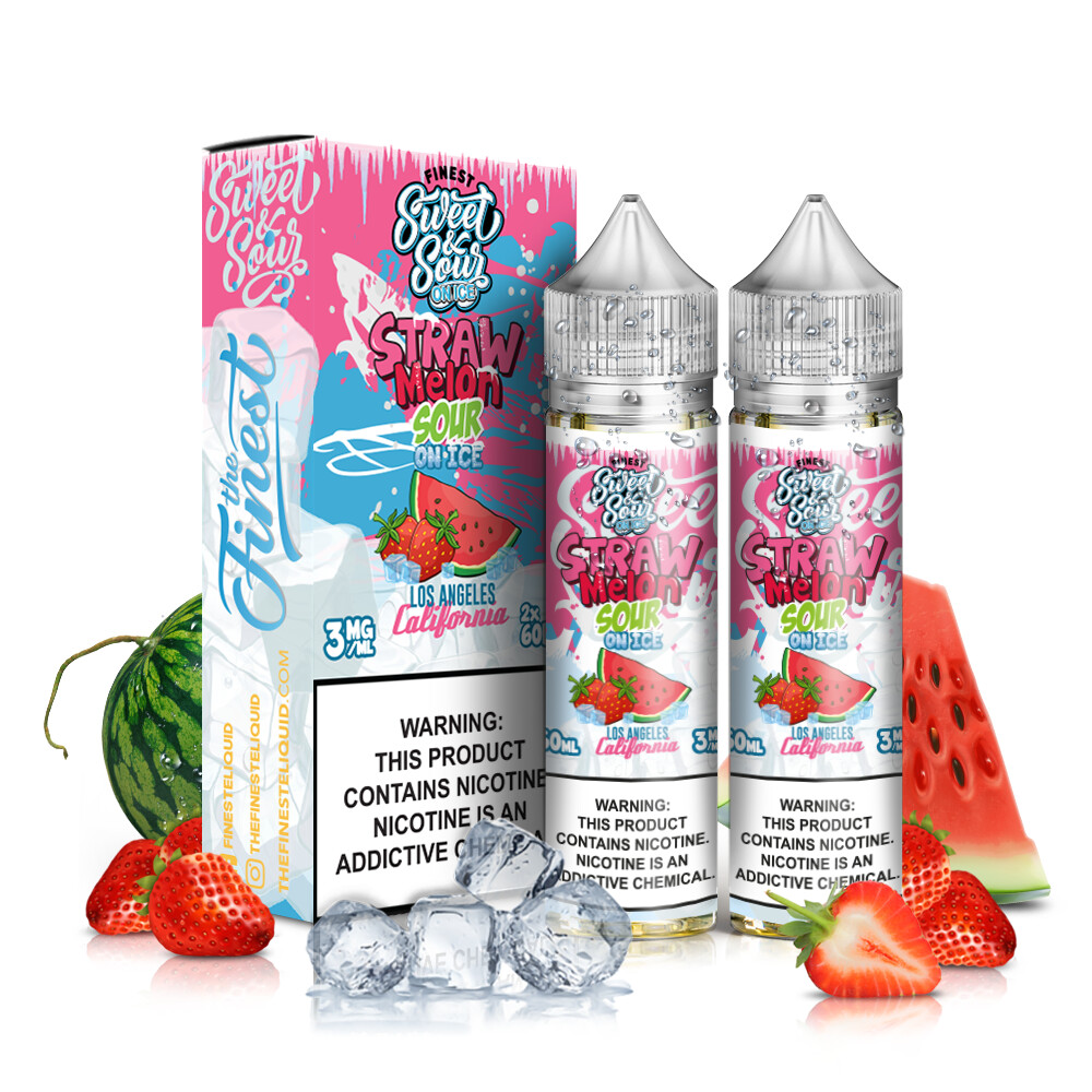 Finest Sweet &amp; Sour: Straw Melon Sour on Ice 60ml