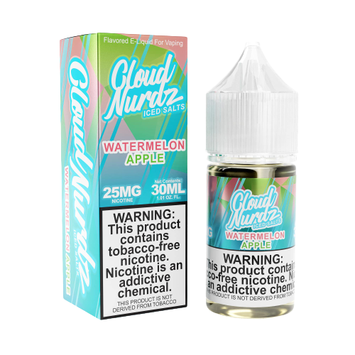 CLOUD NURDZ ICED - Watermelon Apple Salt 30ml