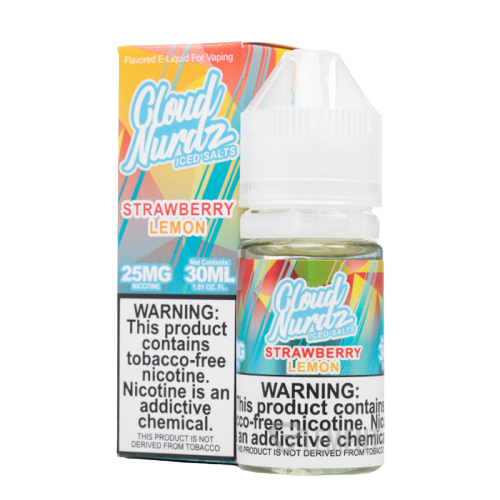 CLOUD NURDZ ICED - Strawberry Lemon Salt 30ml