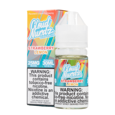 CLOUD NURDZ ICED - Strawberry Lemon Salt 30ml