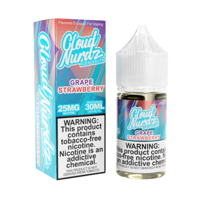 CLOUD NURDZ ICED - Grape Strawberry Salt 30ml