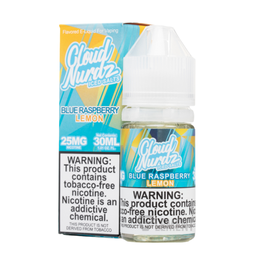 CLOUD NURDZ ICED - Blue Raspberry Lemon Salt 30ml